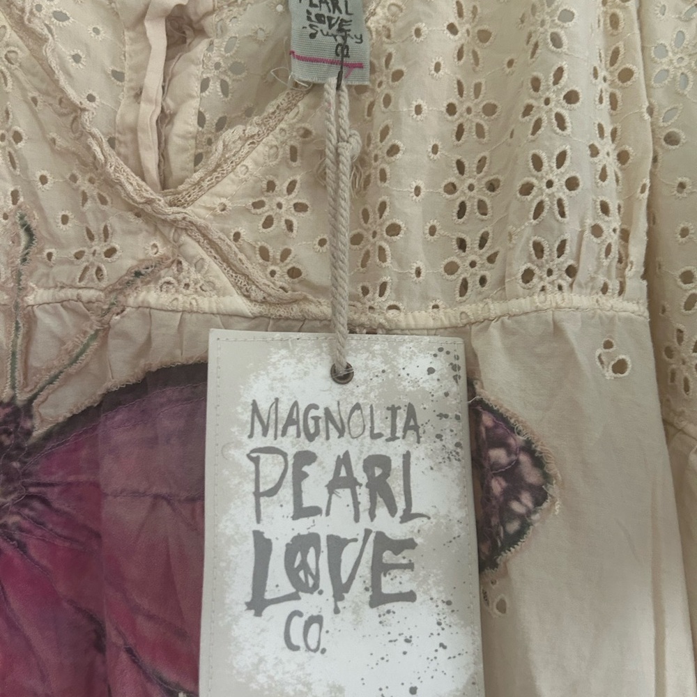 RARE Magnolia Pearl Eyelet Avril Tank Dress 1218 - Picture 7 of 13